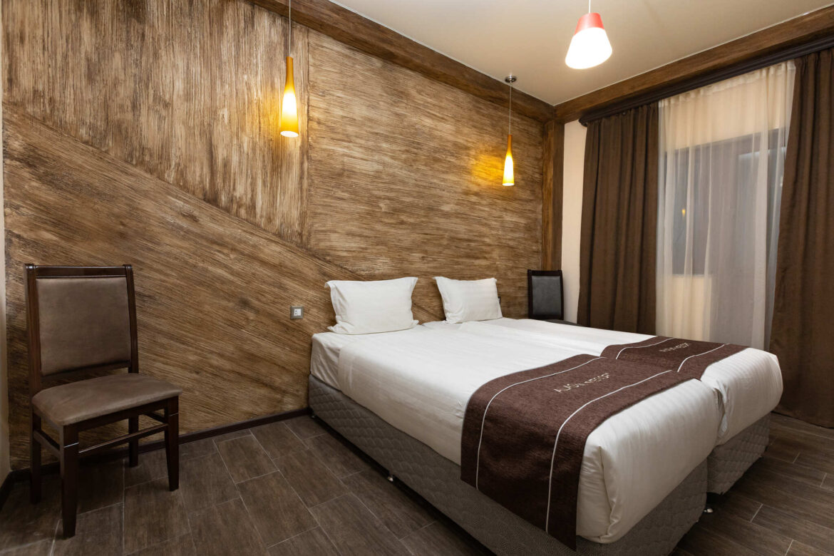bedroom of deluxe room